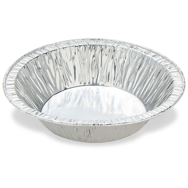 Globe Scientific Aluminum Weighing Dish, 200mL, 127mm OD, Crimped Walls, 50PK 8315 - main